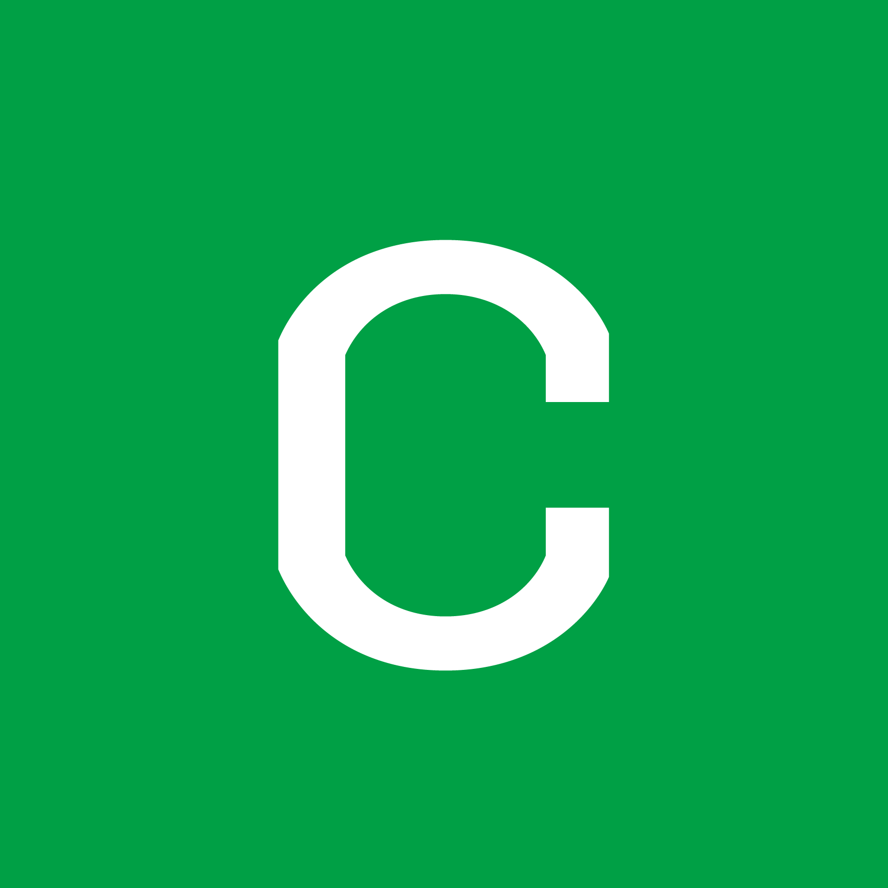 Capitalise square white on green logo